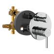 low pressure shower mixer valve Pulse Chrome