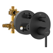 low pressure toilet valve Pulse Matte Black
