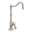 freestanding bathtub faucet with hand shower Rohl main SATIN NICKEL
