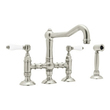 stainless commercial sink Rohl main POLISHED NICKEL