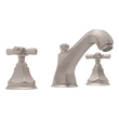 Bathroom Faucets Rohl PALLADIAN SATIN NICKEL ROHL LAV FCT & TRIM A1908XMSTN-2 824438241602 Lavatory Faucet Widespread Transitional Widespread Bathroom Widespread 