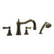 Hand Showers Rohl PERRIN & ROWE BATH ENGLISH BRONZE ROHL TUB FILLER U.3747LS-EB 824438244085 N/A Bathroom Bronze 