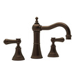 2 handle bathroom faucet Rohl Widespread Faucet main English Bronze Traditional