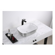 gold vessel sink Ruvati Bathroom Sink Silver / White