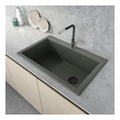 single drain kitchen sink Ruvati Kitchen Sink Juniper Green