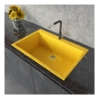 36 inch stainless steel farm sink Ruvati Kitchen Sink Midas Yellow