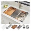 farmhouse sinks and faucets Ruvati Kitchen Sink Stainless Steel