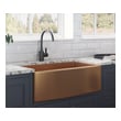 granite farmhouse kitchen sink Ruvati Kitchen Sink Copper Tone Matte Bronze