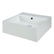vanity unit with counter top basin Ryvyr Sink Bathroom Vanity Sinks White Modern / Contemporary