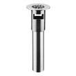 stainless steel bathroom sink strainer Ryvyr Fitting Shower Drains and Strainers Brushed Nickel Traditional