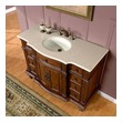 rustic sink unit Silkroad Exclusive Bathroom Vanity Brazilian Rosewood Traditional