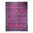 navy area rug 8x10 Solo Rugs PAK ARTS & CRAFTS Rugs Pink Arts & Crafts; 11x9