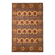 circle floor rug Solo Rugs PAK ARTS & CRAFTS Rugs Purple Arts & Crafts; 9x5