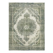 4 by 9 rug Solo Rugs PAK VINTAGE Rugs Green Vintage; 12x9