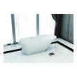 4 inch tub faucet Streamline Bath Bathroom Tub White Soaking Freestanding Tub