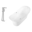 freestanding bathtub brands Streamline Bath Set of Bathroom Tub and Faucet Free Standing Bath Tubs White Soaking Freestanding Tub