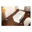 k tub Streamline Bath Set of Bathroom Tub and Faucet White Soaking Freestanding Tub