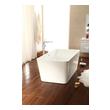59 free standing tub Streamline Bath Set of Bathroom Tub and Faucet White Soaking Freestanding Tub
