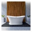 bathroom with bathtub ideas Streamline Bath Bathroom Tub White Soaking Pedestal Freestanding Tub