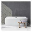 free standing oval bathtub Streamline Bath Bathroom Tub White Soaking Freestanding Tub