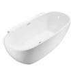 bathroom with jacuzzi ideas Streamline Bath Bathroom Tub White Soaking Freestanding Tub