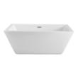 clear resin bathtub Streamline Bath Bathroom Tub White Soaking Freestanding Tub