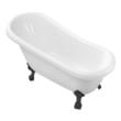 best bathroom bathtub Streamline Bath Bathroom Tub White Soaking Clawfoot Tub