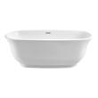maax jetted tub Streamline Bath Bathroom Tub White Soaking Freestanding Tub