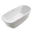 maax jetted tub Streamline Bath Bathroom Tub White Soaking Freestanding Tub