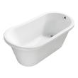 wooden bath tubs Streamline Bath Bathroom Tub White Soaking Freestanding Tub