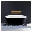 best stand alone soaking tub Streamline Bath Bathroom Tub Black Soaking Freestanding Tub