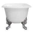 tub support Streamline Bath Bathroom Tub White Soaking Clawfoot Tub