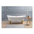 best tub drain Streamline Bath Bathroom Tub White Soaking Clawfoot Tub