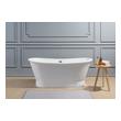 maax clawfoot tub Streamline Bath Bathroom Tub White Soaking Freestanding Tub