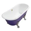 jetted bathtub for two Streamline Bath Bathroom Tub Purple Soaking Clawfoot Tub