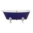 best freestanding bathtub faucet Streamline Bath Bathroom Tub Purple Soaking Clawfoot Tub