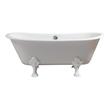 clawfoot tub ideas Streamline Bath Bathroom Tub Purple Soaking Clawfoot Tub