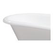 victorian tub faucet Streamline Bath Bathroom Tub White Soaking Clawfoot Tub