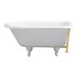 bear claw tubs for sale Streamline Bath Bathroom Tub White Soaking Clawfoot Tub