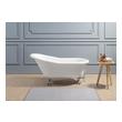 soaking tub for feet Streamline Bath Bathroom Tub White Soaking Clawfoot Tub