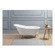 bath set for bathroom Streamline Bath Bathroom Tub White Soaking Clawfoot Tub