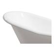 bathtub decor Streamline Bath Bathroom Tub White Soaking Clawfoot Tub