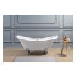 best bathtub shower doors Streamline Bath Bathroom Tub White  Soaking Clawfoot Tub