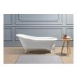 freestanding soaking tub wood Streamline Bath Bathroom Tub White Soaking Clawfoot Tub