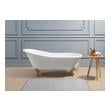 maax jacuzzi tub Streamline Bath Bathroom Tub White Soaking Clawfoot Tub