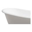 bear in a bathtub Streamline Bath Bathroom Tub White Soaking Clawfoot Tub
