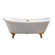 free standing tub and shower ideas Streamline Bath Bathroom Tub White Soaking Clawfoot Tub