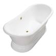 fitted bath tub Streamline Bath Bathroom Tub White Soaking Freestanding Tub