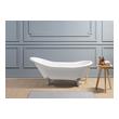 claw foot soaker tub Streamline Bath Bathroom Tub White Soaking Clawfoot Tub