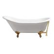 jacuzzi ideas in bathroom Streamline Bath Bathroom Tub White Soaking Clawfoot Tub